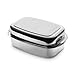 Produktbild 3 in 1 Edelstahlbräter 36 x 24 x 9,6 cm (7,2 L) Induktion Ofenform mit Deckel inkl. herausnehmbarem Rost