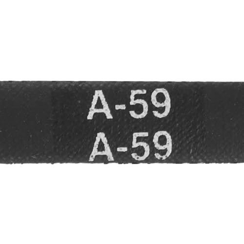 Image of uxcell 4pcs A59 or 4L610 Classic Wrapped Rubber V-Belt, 59 inch(1500mm) Inside Circumference, A Profile V Belt