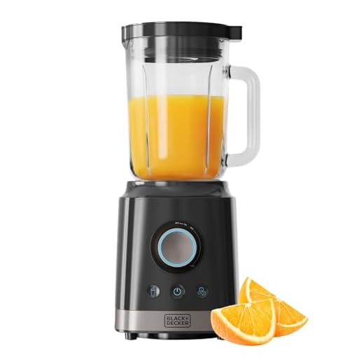 BLACK+DECKER - Batidora BXJB2000E 2000W | Jarra de Vidrio 1,8L | Cuchillas de Acero Inoxidable | Función Turbo | Smoothie | Hielo Picado | Sistema de Seguridad | Patas Antideslizantes | Pico Vertedor