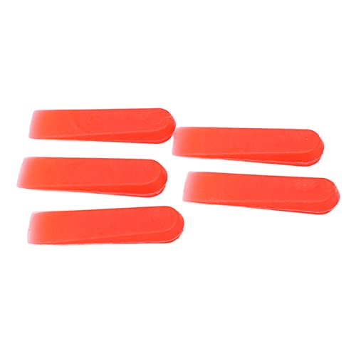 Taidda Système de Nivellement de Carreaux, Cales Durables de 0,2 Pouces, Entretoises de Nivellement de Carreaux pour une Décoration Parfaite, 1000 Pièces PE Rouge pour les Projets de Bricolage