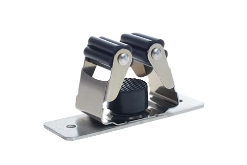 TMY Besenhalterung Wand | Gerätehalter 9 cm | Besenhalter 1 Halterungen | Gartengeräte Halterung zur Küche Badzimmer | Wandhalter Besen Mop Werkzeuge Schlüssel | Selbstklebend zum Anschrauben