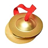 Qectial Handbecken, Fingerbecken Aus Legierung, Schlaginstrument, Trommel, Musikinstrument, Traditionell, Professionell, Robustes Material, Geeignet für Kinde, Klein