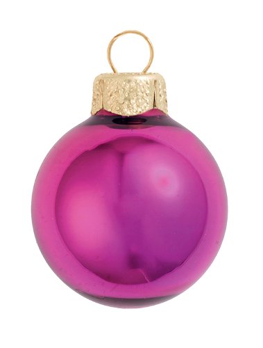 Boule De Noël En Verre Rose Incarnadin - À Accrocher - Déco De Noël