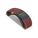 POWERTEC 110643 4 x 36 Inch Sanding Belts | 320 Grit Aluminum Oxide Sanding Belt | Premium Sandpaper – 3 Pack