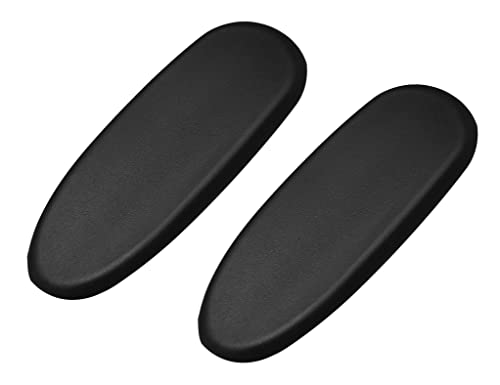 Image of Office Chair Replacement Plastic Arm Pads, Chair Armrest Pads for Supporting Arms and Elbow with 4 Free Screws, Black (Black 5)