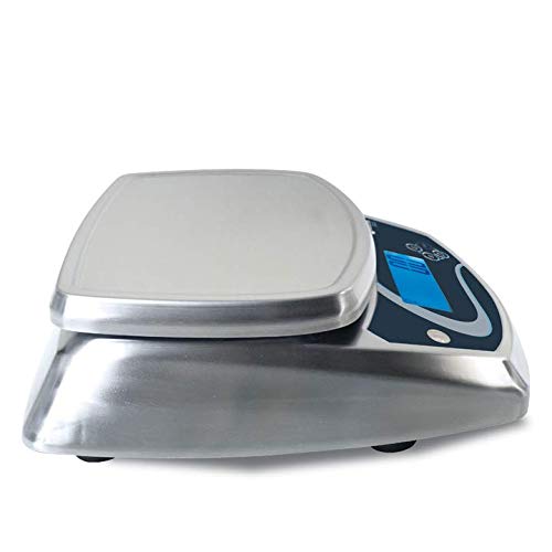 Balanza industrial sobremesa inoxidable Baxtran SCU en 3Kg, 6Kg, 15Kg ó 30 Kg con plato de 24x19cm ((15Kg x 2g))