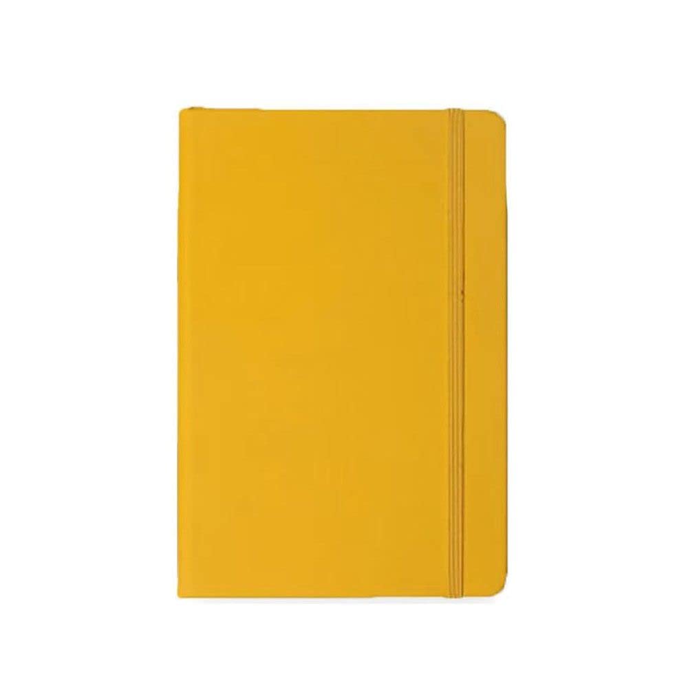 BYBYCD Hardback Notebook Creative Journal Elastic Band Notebook Diary Book Stationery School Office Supplies Notes Lined Notepad(Yellow)