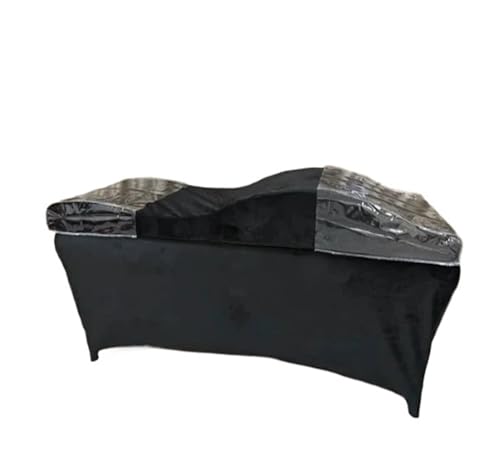 WJLYDM Curvy Massage Bed Topper Beauty Salon Curved Extension Lash Bed Topper Velvet Massage Table Eyelash Mattress Bed for Beauty Salon For Beauty Salon(Plastic cover)