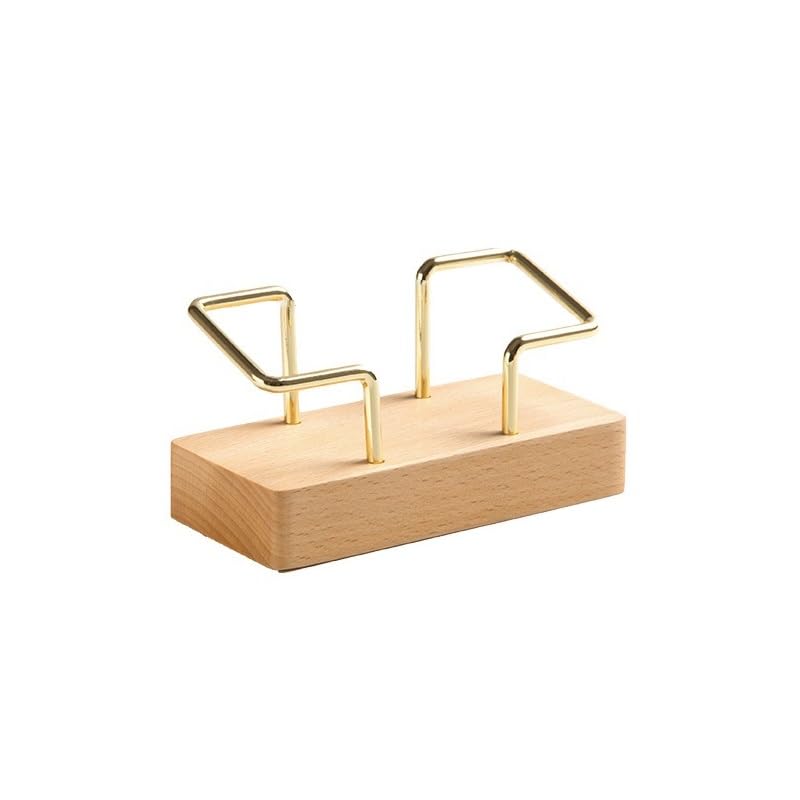 Business Card Carrier Wooden Desktop Business Card Box Hotel Front Desk Metal Business Card Holder Business Large Capacity Business Card Storage Box Business Card Holder Business Card Holder