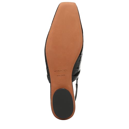 Image of Vince Womens Venice-2 Slingback Shoes, Black, 6, Medium
