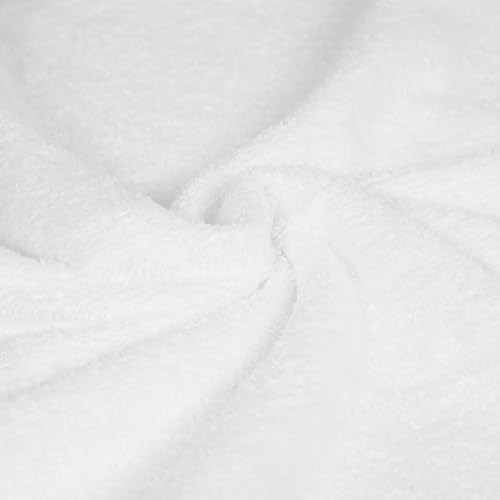 Amazon Basics 6-Piece Oversized Highly Absorbent Fade-Resistant Towel Set, 100% Cotton Towels for Bathroom, Soft, 2 Bath Towels, 2 Hand Towels, 2 Washcloths, White by Amazon Basics - Image 5