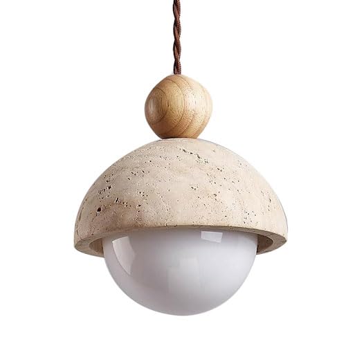 G9 Light Source Single Head Chaner, Creative Personality Marble Pendant Light, Ceiling Lighting Fixtures, Living Room and Bedroom Balcony Decoration Hanging Lamp