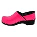 Bjork Professional Leather Clogs (EU-39, Neon Pink Patent)