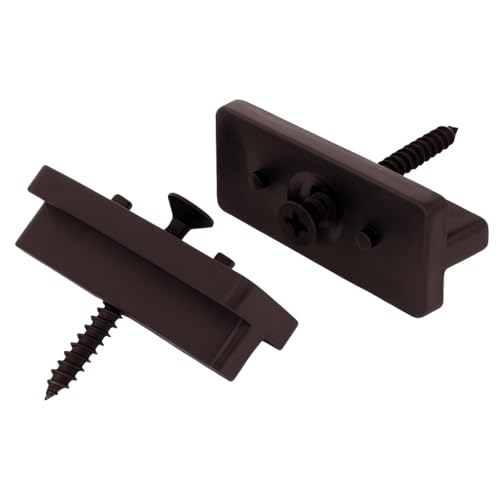 100 Stück WPC Clips, 5.5 mm Terrassenclips Kunststoff, Versteckte Befestigung mit Edelstahlschrauben, Schwarz T Clip mit Schwarz Schrauben für WPC/BPC Dielen