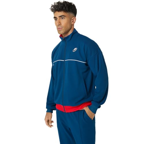 Image of ASICS Polyester Unisex's Standard Length Sports Jacket