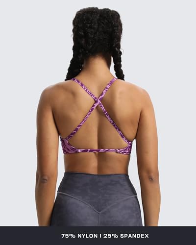 Image of Aoxjox Women's Workout Sports Bras Fitness Metamorph Sienna Twist Bra Yoga Crop Tank