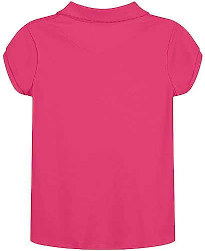 nautica girls39 school uniform short sleeve polo shirt button closure soft pique fabric