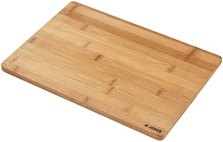 Judge Kitchen Bamboo Chopping Board Medium TC392 Sustainable Natural Wood Cutting Board 23cm x 33cm – 2 Year Guarantee