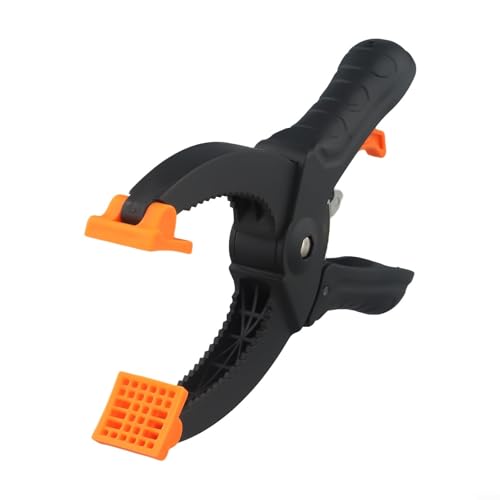 HomeVortex Set di morsetti a cricchetto a mano da 15,2 cm, a sgancio rapido, con pressione regolabile, doppi cuscinetti girevoli per lavori di falegnameria, officina, progetti fai da te (15,2 cm)