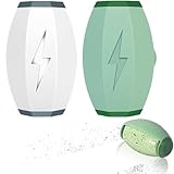 2 Stück Fusselrolle Wiederverwendbar, Tierhaarentferner Kleidung, Starke Haftung, Hohe Reinigungseffizienz, Zum Reinigen Abspülen, Mehrmals Auftragen (Weiß und Grün)