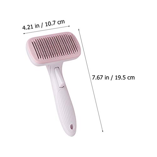 ULTECHNOVO Auto Limpeza Slicker Escova Suavemente Remove Esteiras E Emaranhados de Cabelo Solto Subp