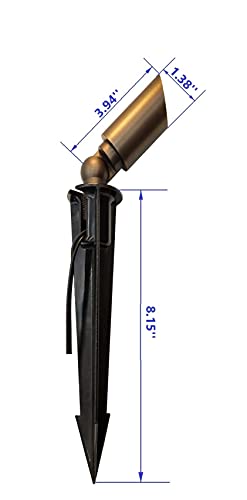 Gkoled Brass Landscape Spotlights (Bulbs Included) With Mini Brass Landscape Spotlights (Bulbs Included) #TOP5