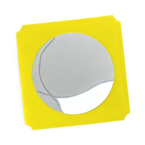 Oshhni Accesorio de Marco de Espejo para Patio de Juegos Interior, Juguetes de Escalada acrílicos, Accesorio de Escalada para niños pequeños, Amarillo