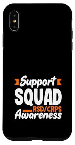 Mensaje audaz de Support Squad RSD CRPS Awareness Carcasa para iPhone XS Max