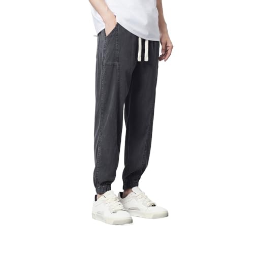 Versatile and Casual Loose Denim Pants with Straight Leg Jeans3