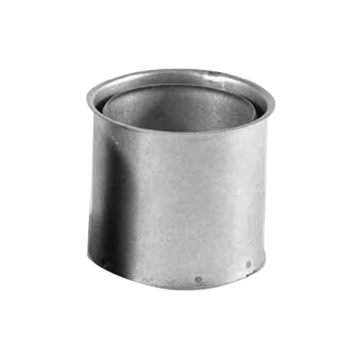 Kamino - Flam – Tubo para chimenea, Doble pared forro para estufa de leña, Conducto de humos, Tubo doble pared – acero resistente a altas temperaturas – Gris/plata, Ø 80 mm