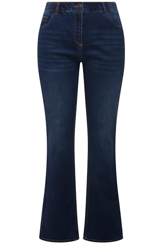 Ulla Popken Bootcut-Jeans, Jeans Donna, Blu (Blue Denim), 36W / 30L - 3