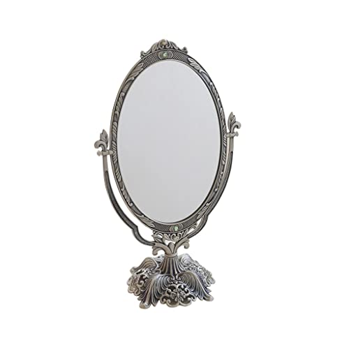 Miroir double face rétro européen pour un maquillage de précision