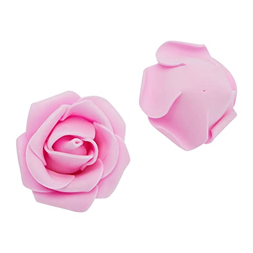 Image of Bright Creations Foam Rose Flower Heads - DIY Crafts & Flowers for Crafts - Wedding Cake Blooms & Artificial Roses - Versatile Decor Accents & Artificial Roses Bulk - Pack of 200, 2 in