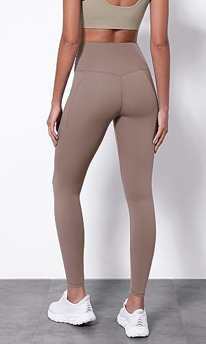 ODODOS Women's Crossover Yoga Leggings with Pockets