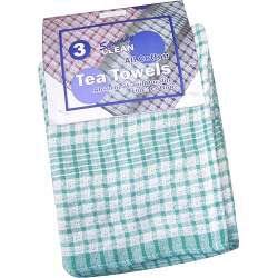 STX_559322 Squeaky Clean Rice Weave Tea Towels x3 (797.3SQ2)