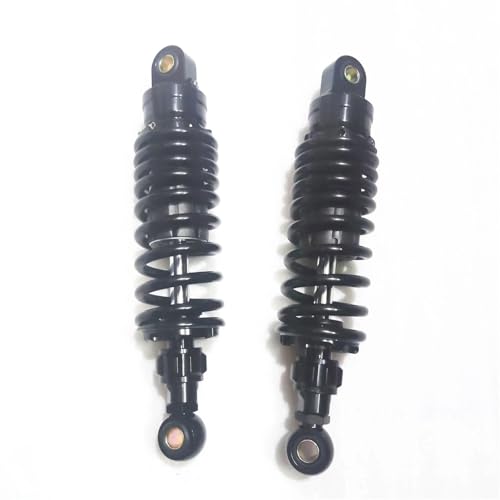 交換用ショック 285mm 290mm オートバイアクセサリー 1ペア 8mm スプリング リアショックアブソーバー サスペンション交換用 に適合するホンダ に適合するヤマハ(290mm)