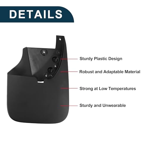 Image of Mud Flaps Splash Guards for Toyota Tundra 2010-2021 Front & Rear Mud Guards W /Mount Accessories
