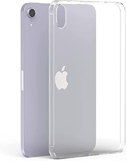 TechDealsUK Slim Gel Case for iPad Mini 6 (2021) 8.3 inch A2567 A2568 Transparent TPU Back Cover