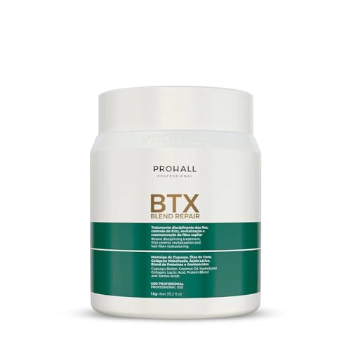 Prohall Btx Capilar Orgânico - Blend Repair Sem Formol 1kg - Alinhamento, Brilho e Redução de Volume - Máscara de Tratamento