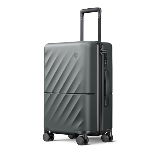Carry On Suitcase, 20 Inch Carry-On Luggage with Double Spinner W...