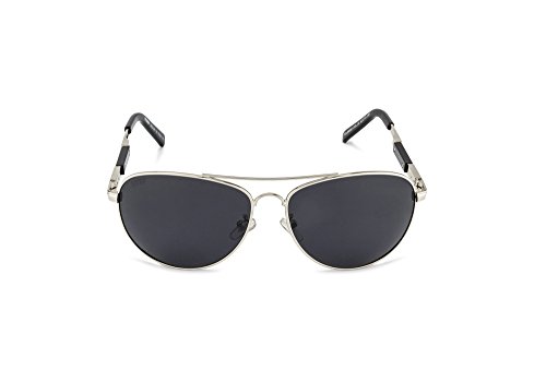 Image of PUMP Aviator Sunglasses (Silver)