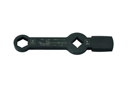 Image of Laser 7341 HGV Brake Caliper Wrench 24mm, Black