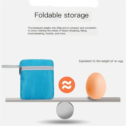 Outdoor Foldable Lightweight Backpack Suitable for Fitness Hiking Mountain Cycling Marathon(Orange)3