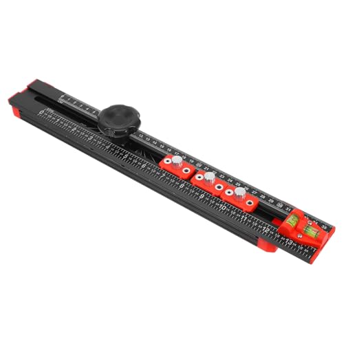 Gabarit de perçage multifonction SHINEOFI pour menuiserie avec règle précise