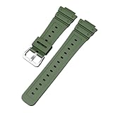 WTNZBAEM Correa de reloj Ga2100 for Casio G-SHOCK GA-2100 serie 2110, correa goma colorida for hombre, pulsera resina liberación rápida, accesorios(Army Green)