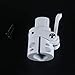 Linghuang Base de Poste Plegable de Repuesto para Monopatín Scooter Eléctrico Xiaomi M365 Material de Aleación de Aluminio (Blanco)