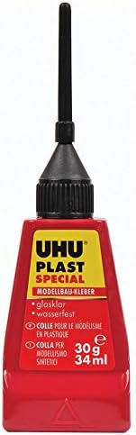 UHU 45880 Spezialkleber PLAST SPEZIAL, Flasche mit Feindosierspitze, 30 g