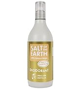 Natural Deodorant Roll On Refill by Salt of the Earth, Neroli & Orange Blossom - Vegan, Long Last...