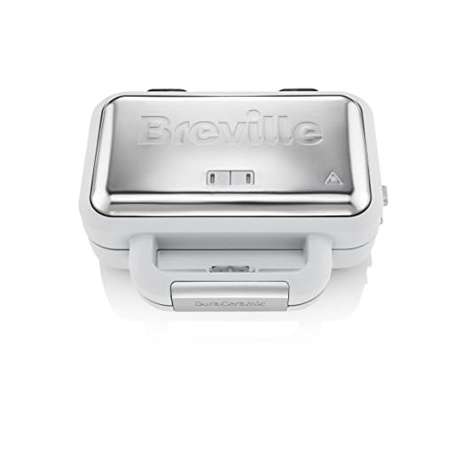Breville Duraceramic | Sandwichera con revestimiento, platos desmontables, color gris [VST070X]