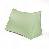300 TC Sateen Reading Wedge Pillow Cover (Vintage Green)